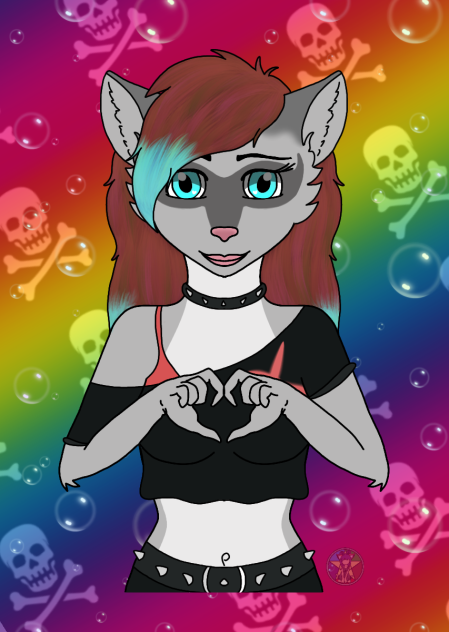 my half of art trade with FB user