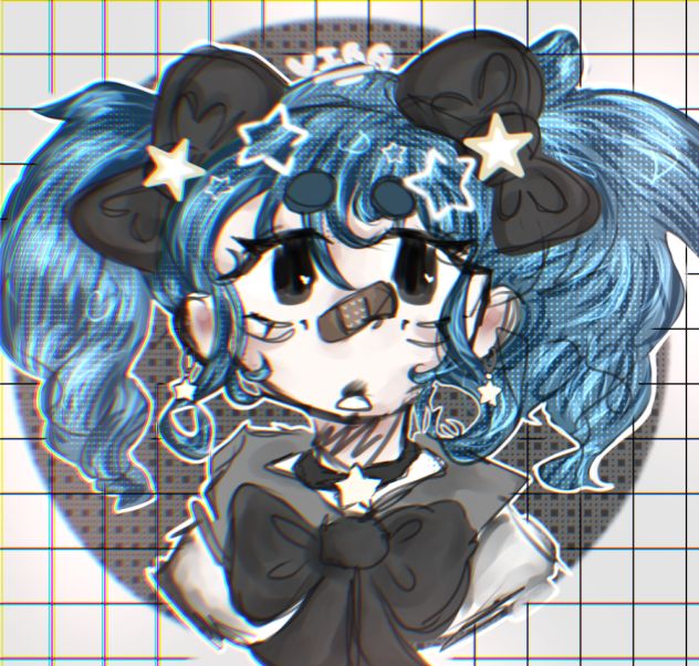 Blue hair