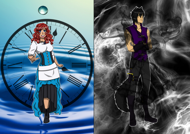 Evvie and Kai [Speedpaint]