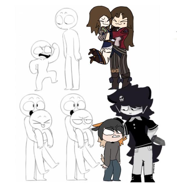 Short and tall collab