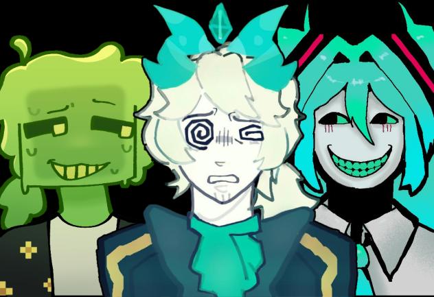 art collab with Zii and Jett!!