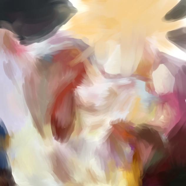 Ange abstrait.