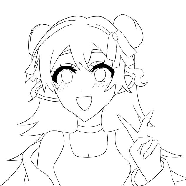 ピタちゃん！線画