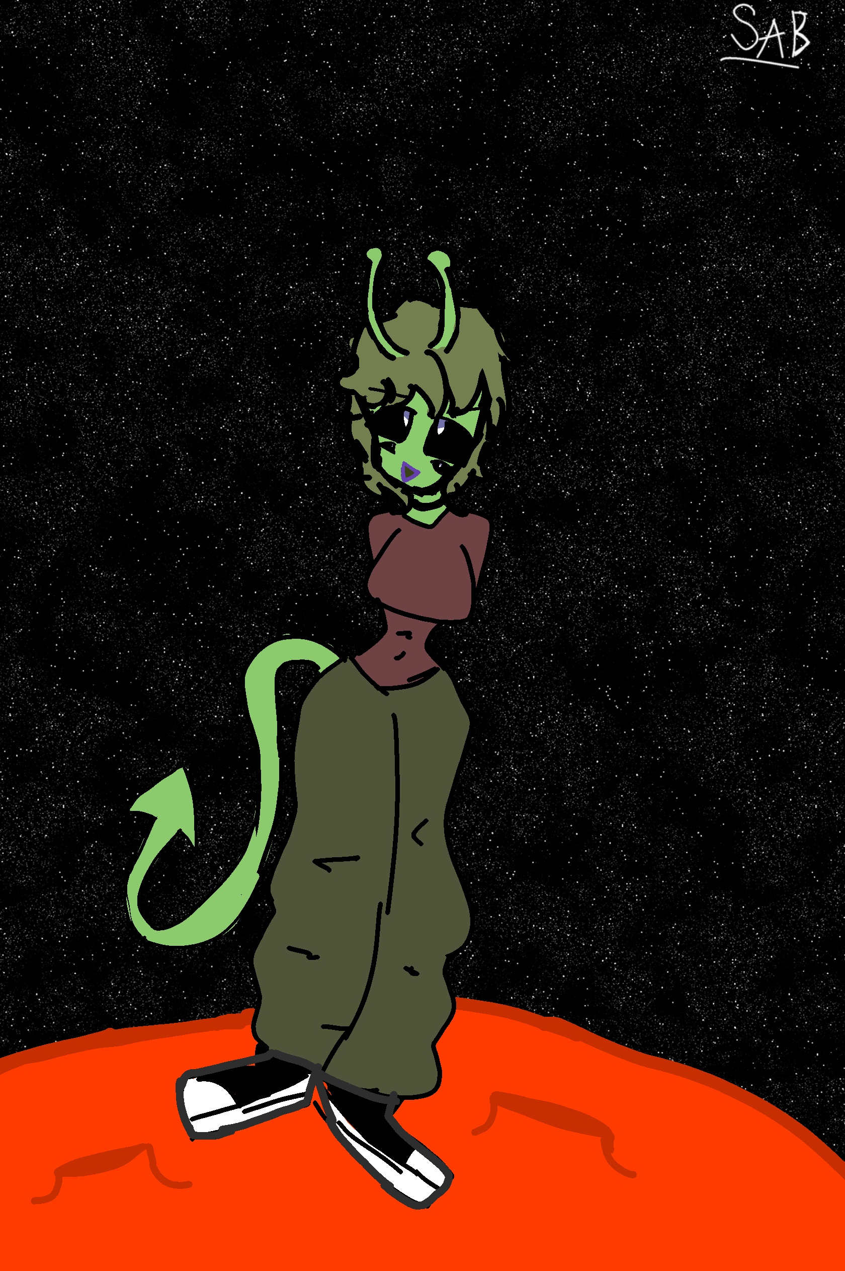 Lil alien XP - ibisPaint
