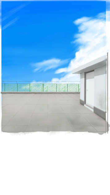 背景屋上 Ibispaint