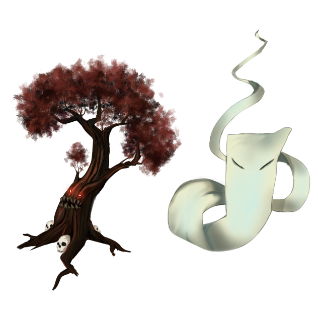 jubokko and ittan-momen yokai