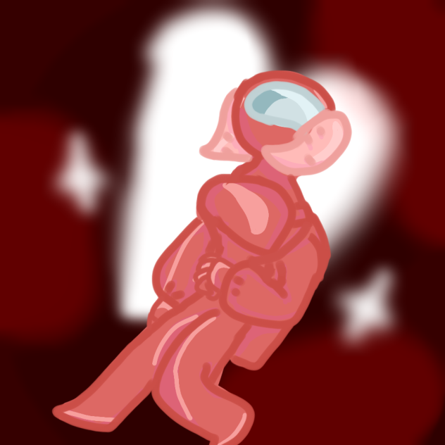 Somebody among us 2 fanart red 🔴!