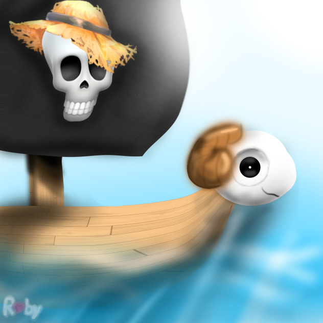 Realistic One Piece Ship