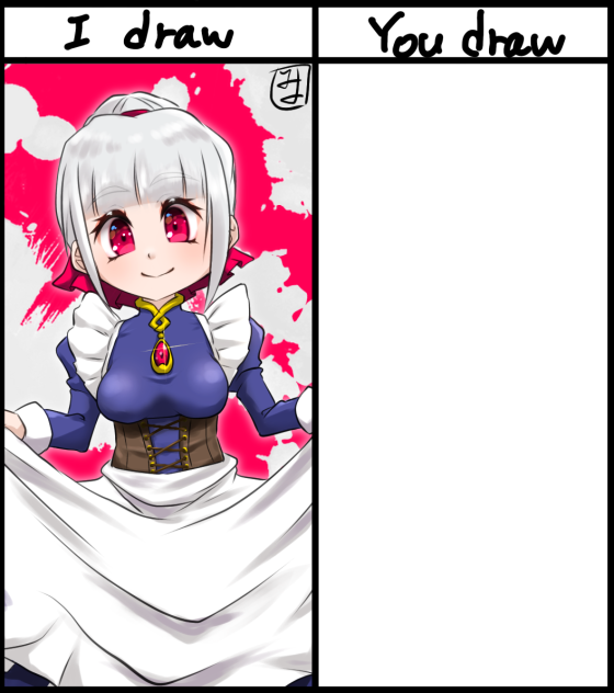 I draw you draw collab by Miyo