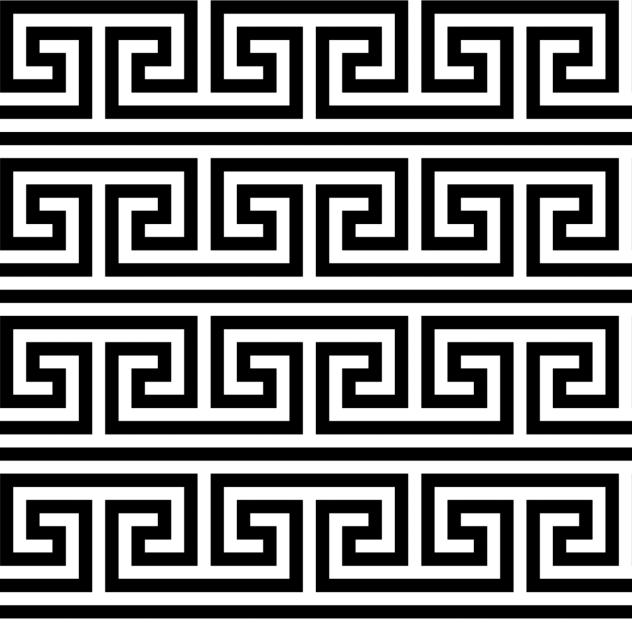 Greek key pattern 4 a