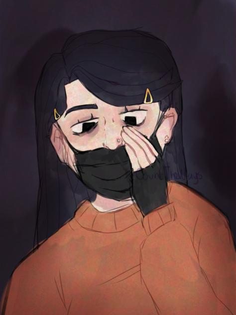 Vada shows off her nose piercing