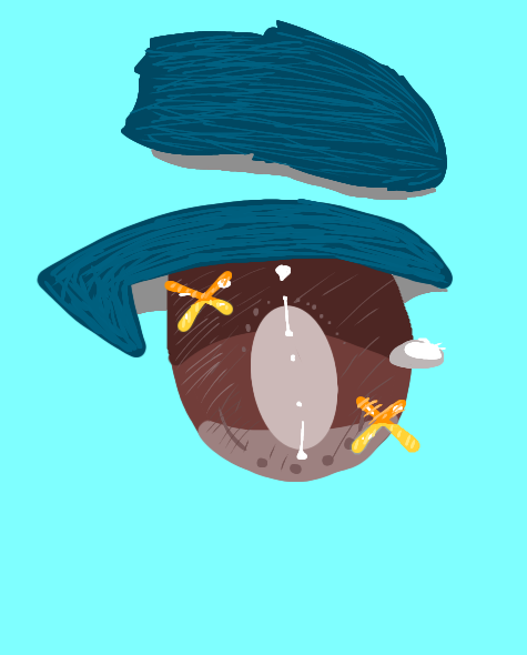 realistic eye of Roy