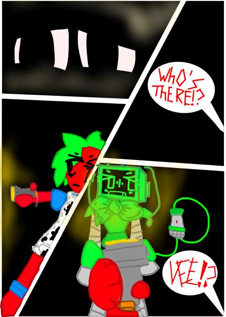 WIP comic first strip dandy’s world