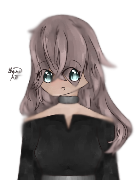 Girl with Wavy Hair
