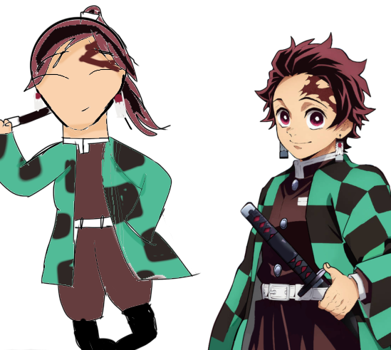 Tanjiro as a girl ☺️