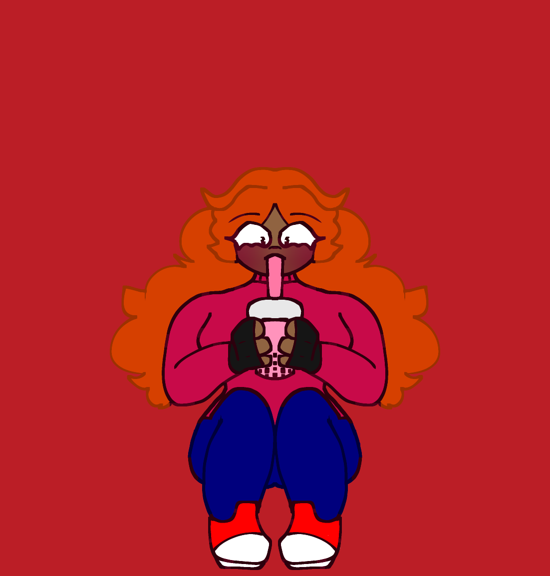 This how you make art with Alpha lock ibisPaint