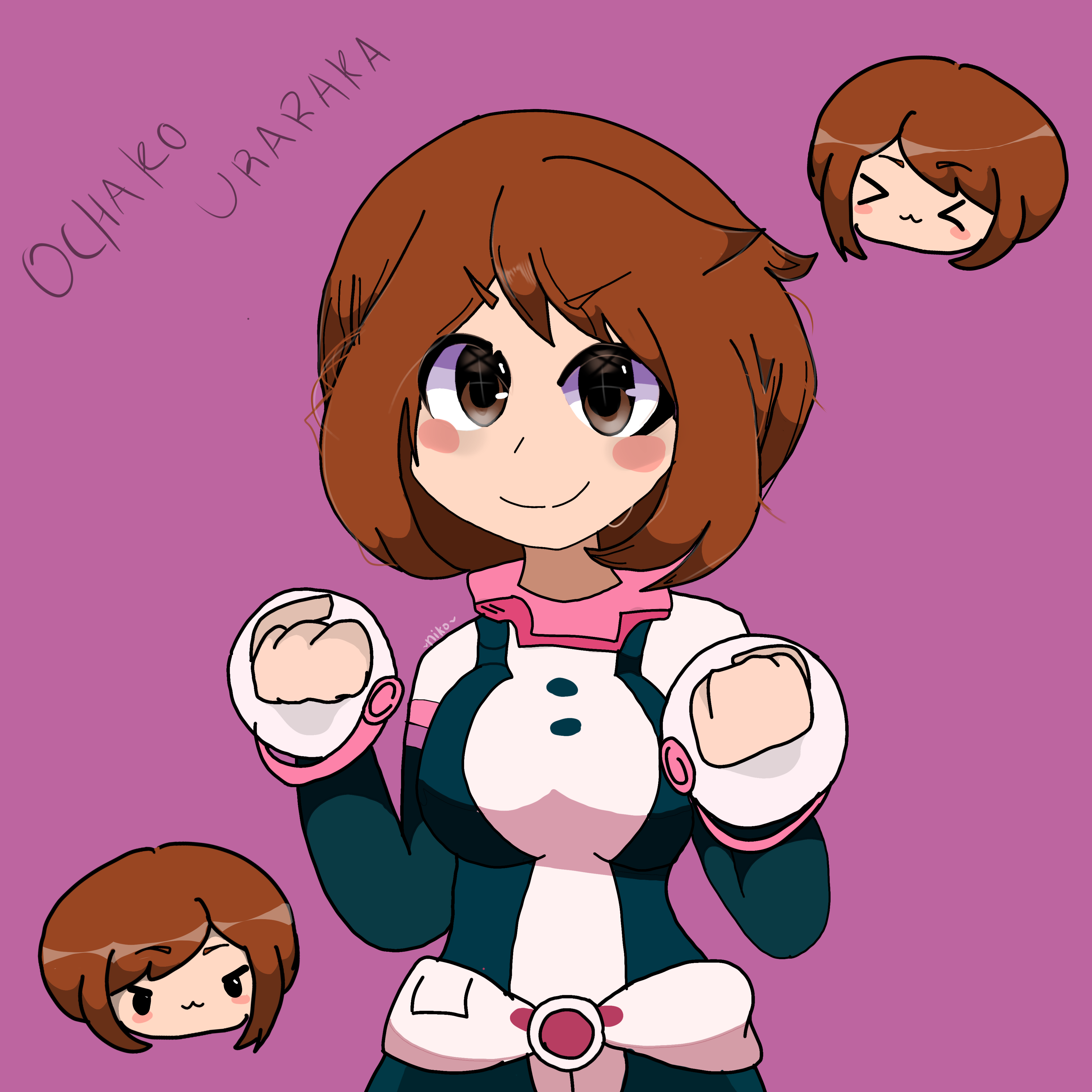 Ochako fanart! - ibisPaint