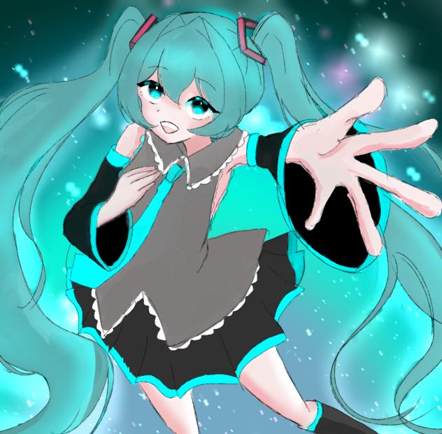 初音ミク！塗らせていただきました!