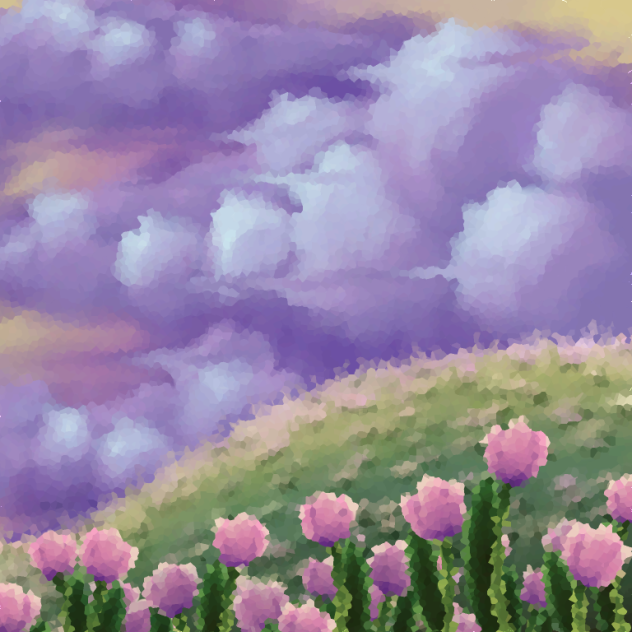 Tulips Scenery Field 🌷🌷🌷