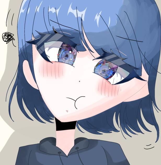 むすっ