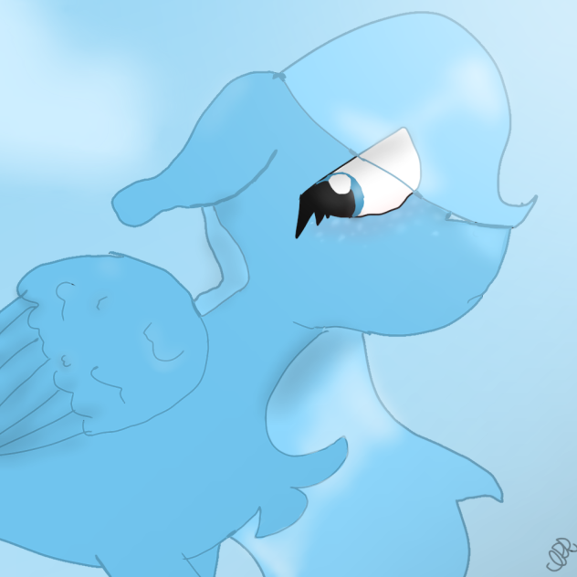 Attempt 1 at drawing a digital pony - ibisPaint