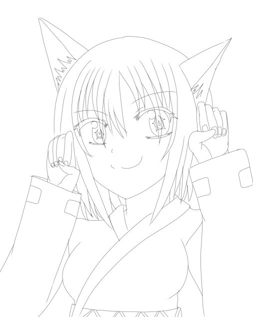 線画90