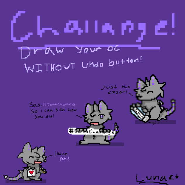 ‼️No undo button challenge‼️