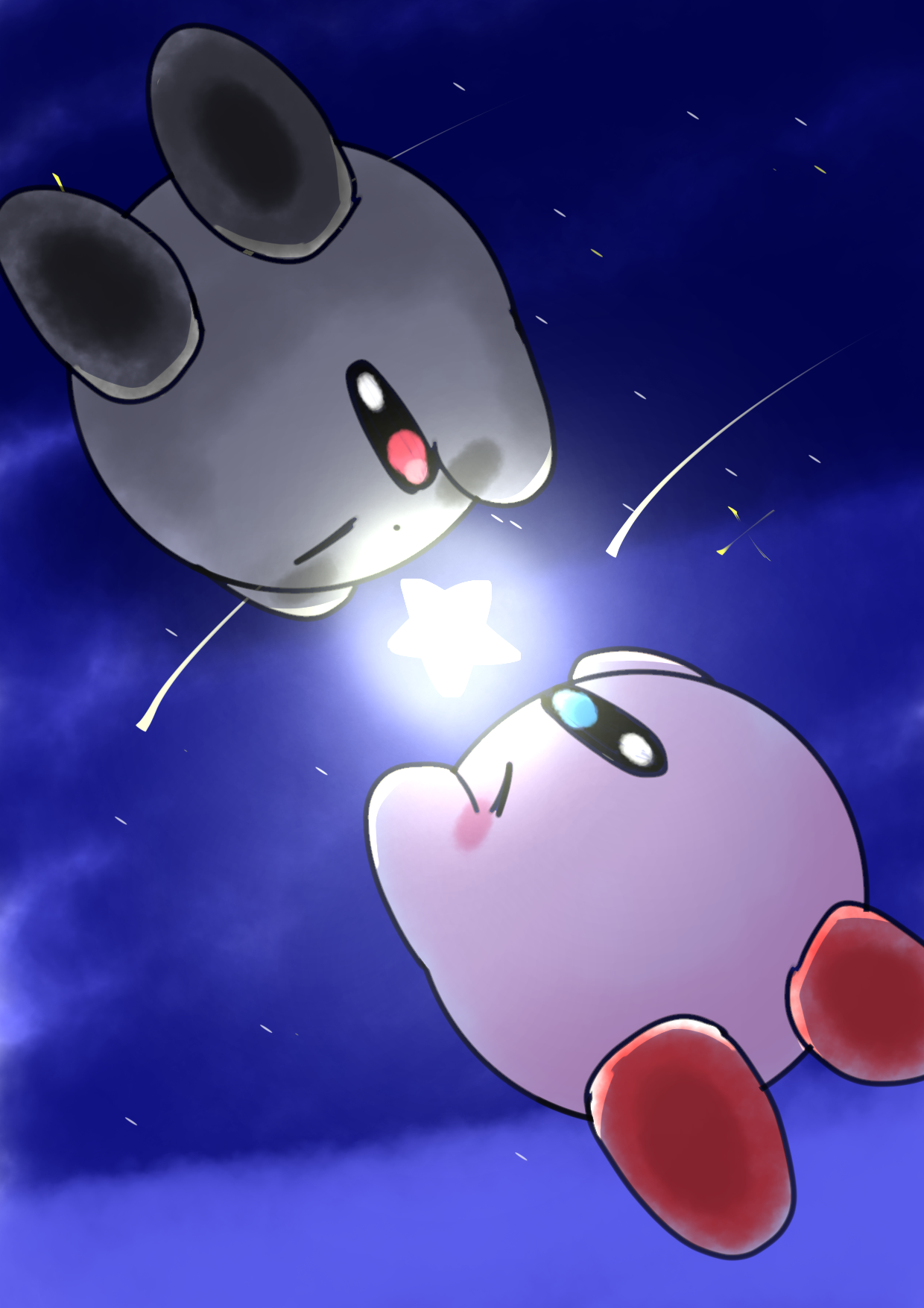 カービィとシャドーカービィ - ibisPaint