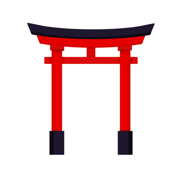 Torii gate sticker2