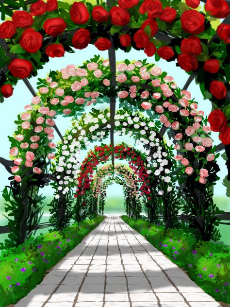 薔薇のアーチ