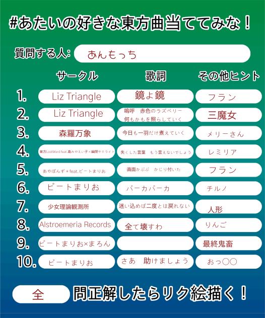 あててくれー