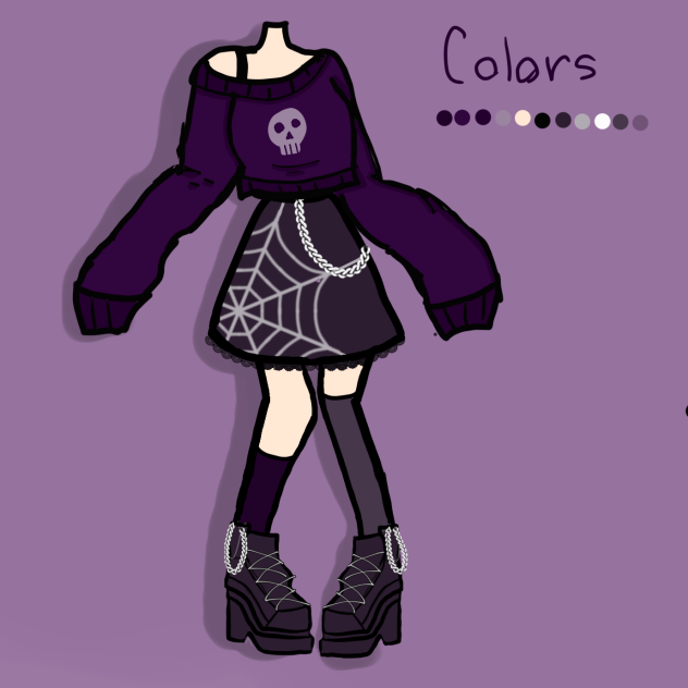 Goth outfit for my friend