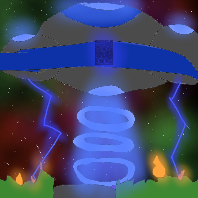 alien invaison - ibisPaint