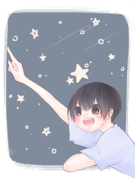 流星群の夜に！