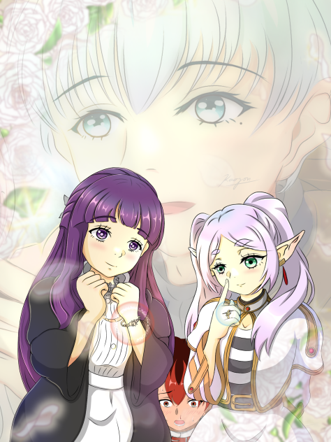フェルン　フリーレン　シュタルク　ヒンメル　ファンアート