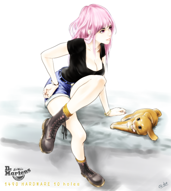 広告をイラストで描く Var.  Dr.Martens