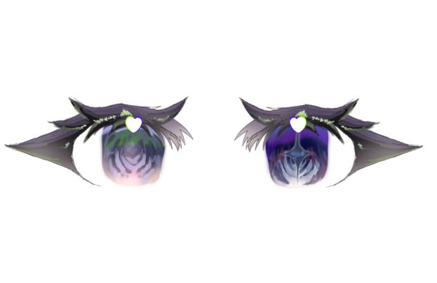 Ituberモデルの目(バランスは微調整する) - ibisPaint