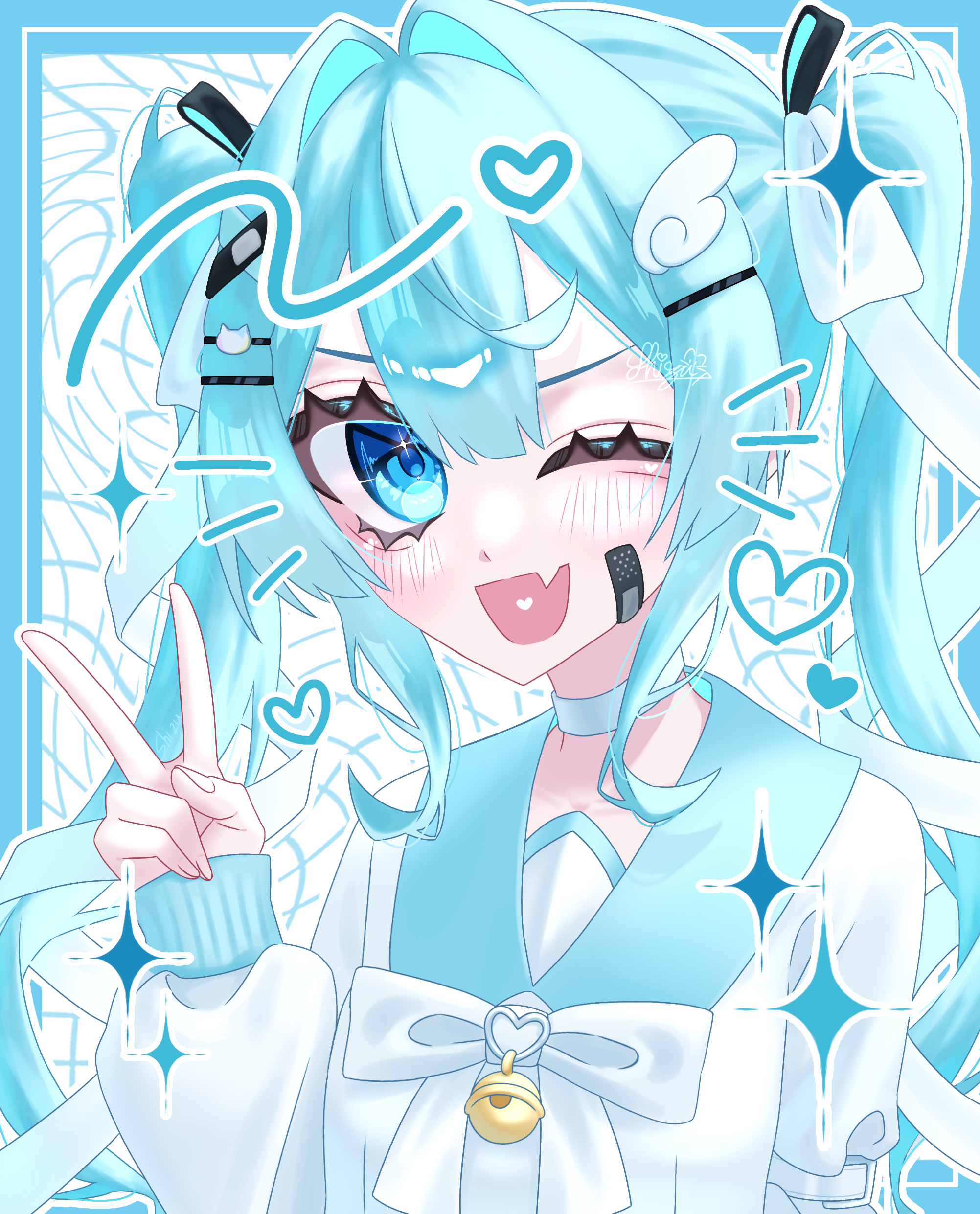 ✧₊⁎꒰ა🩵໒꒱˚✧₊⁎ - ibisPaint