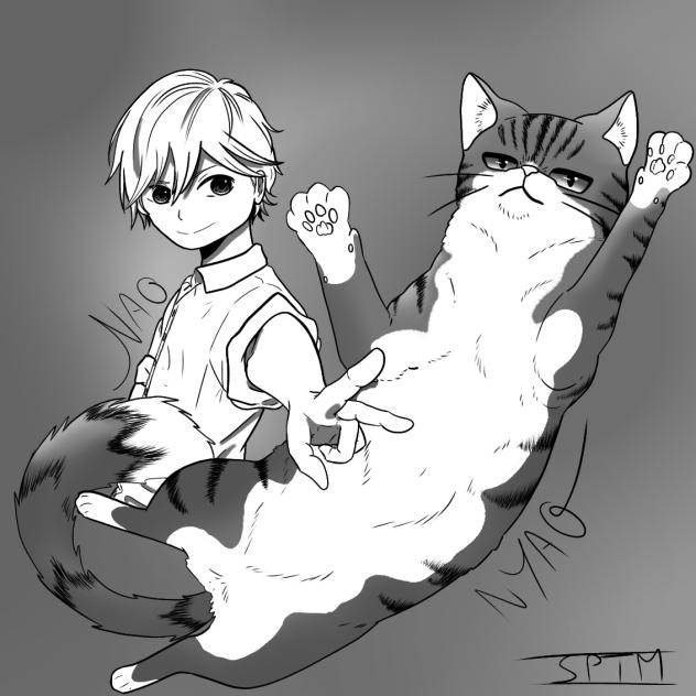 Nyao and Nao from My New Life as a Cat