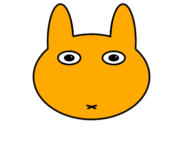 キツネのイラストを描きました