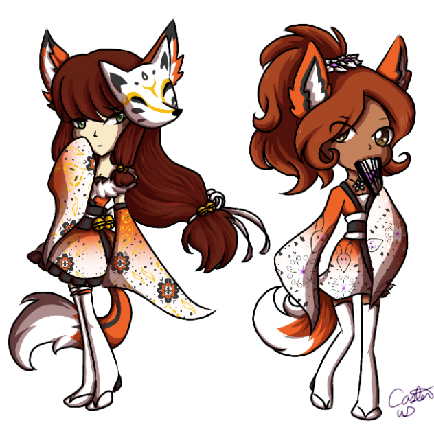 Miraculous Foxes - ibisPaint