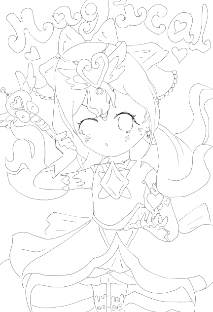 Magical-Line Art (See The Description!!)