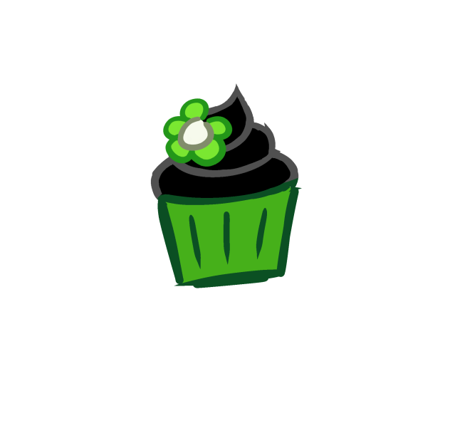 cupcake de burnbot para sukika
