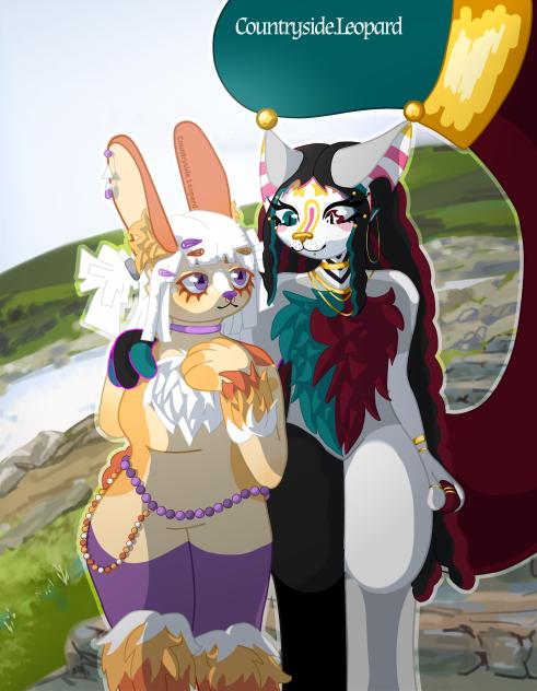 Luniare and my new sona! (read desc)