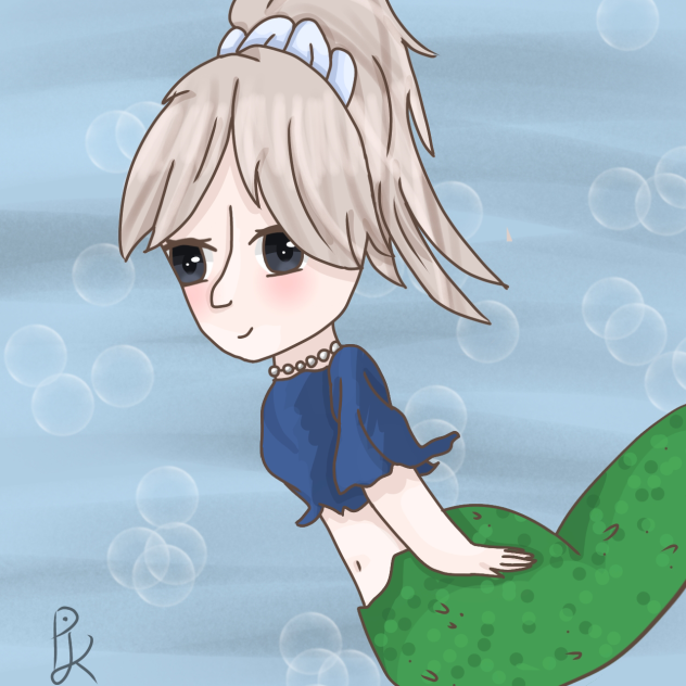 My Friend as a Mermaid