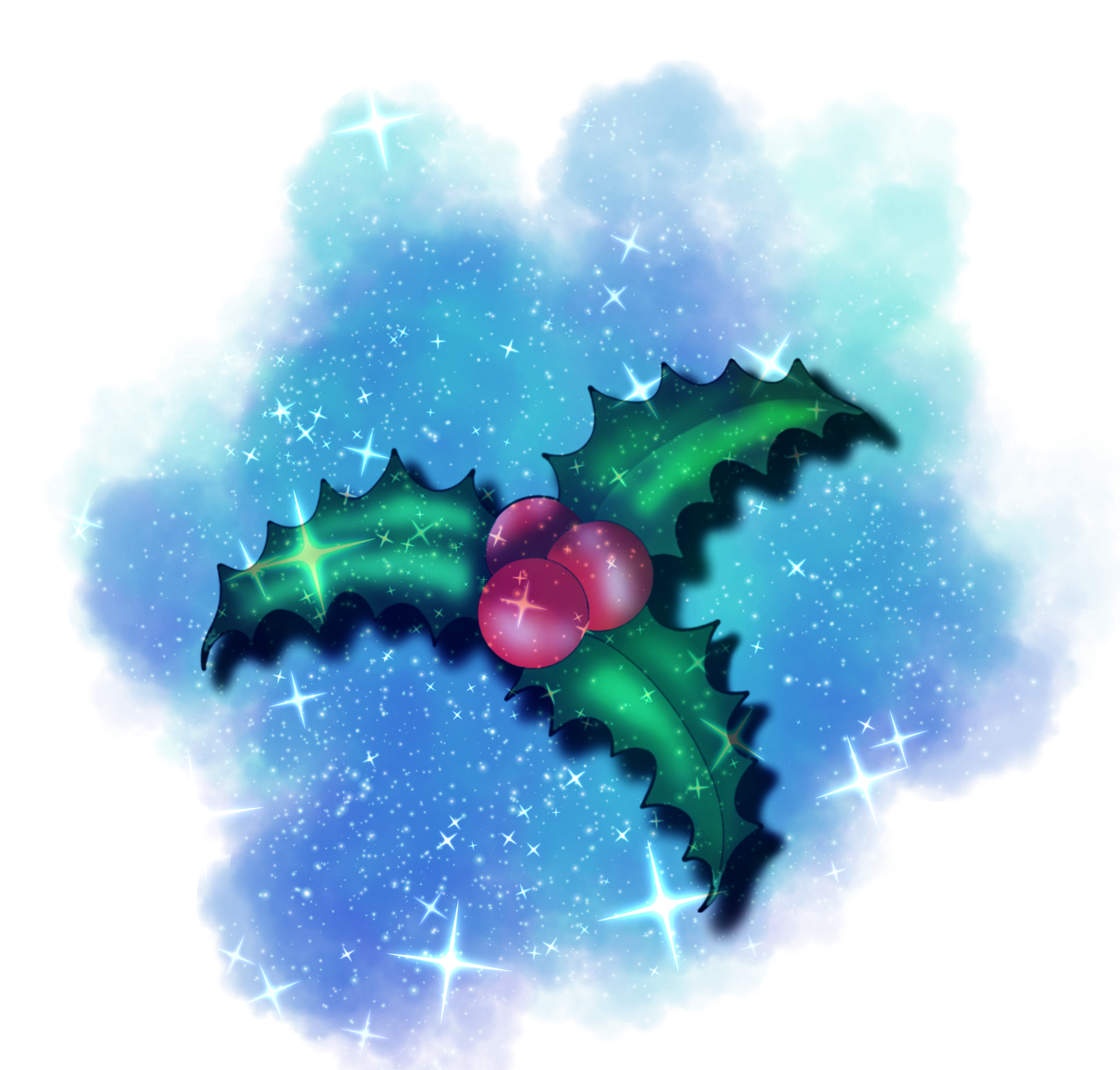 Christmas Holly - ibisPaint