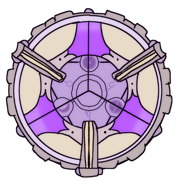 Amethyst Earth-stones Talisman.