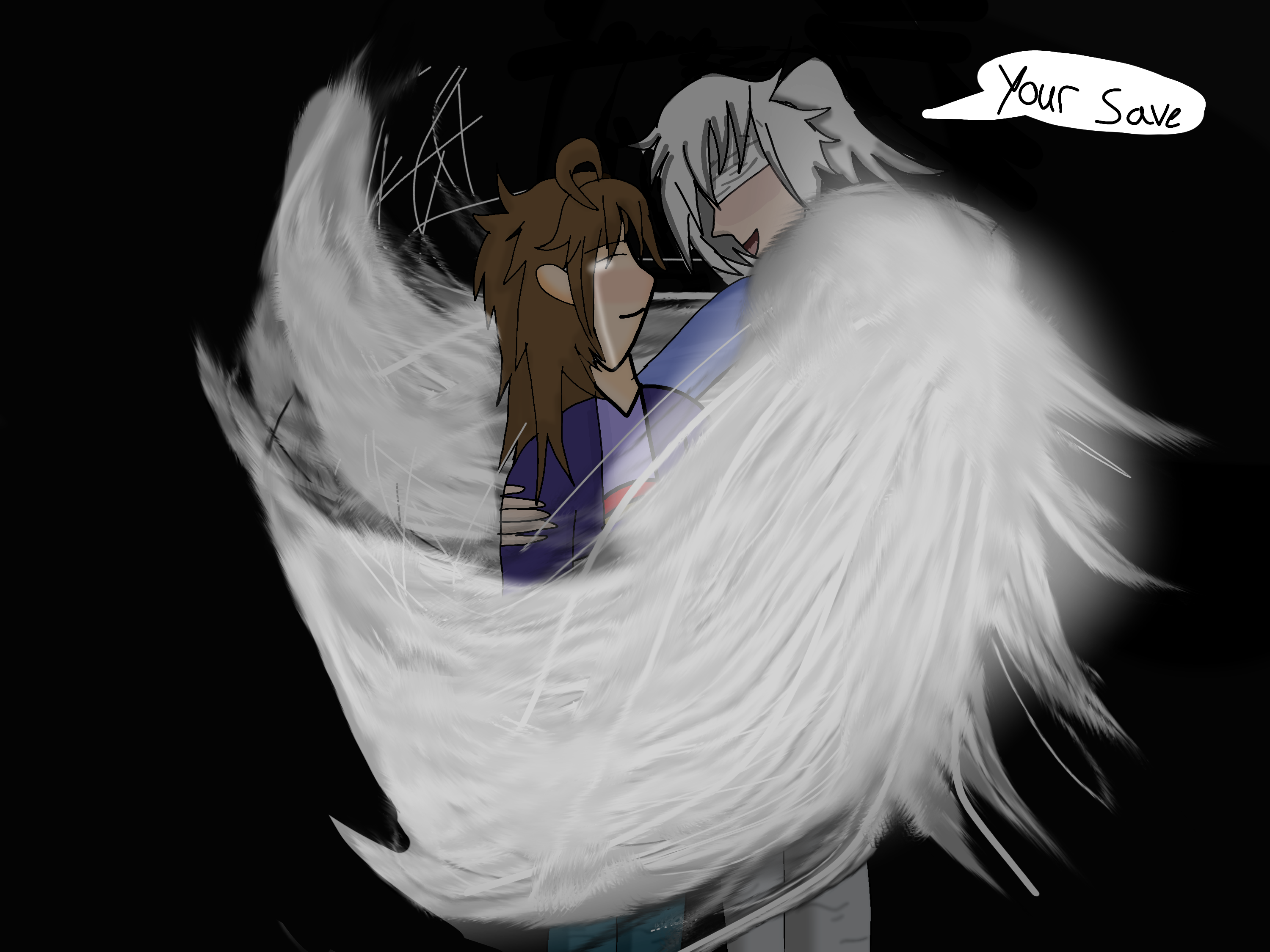 Angels embrace - ibisPaint