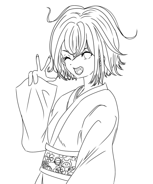 無題540 線画