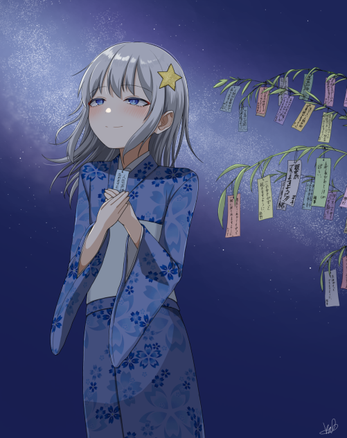 短冊に想いを込めて